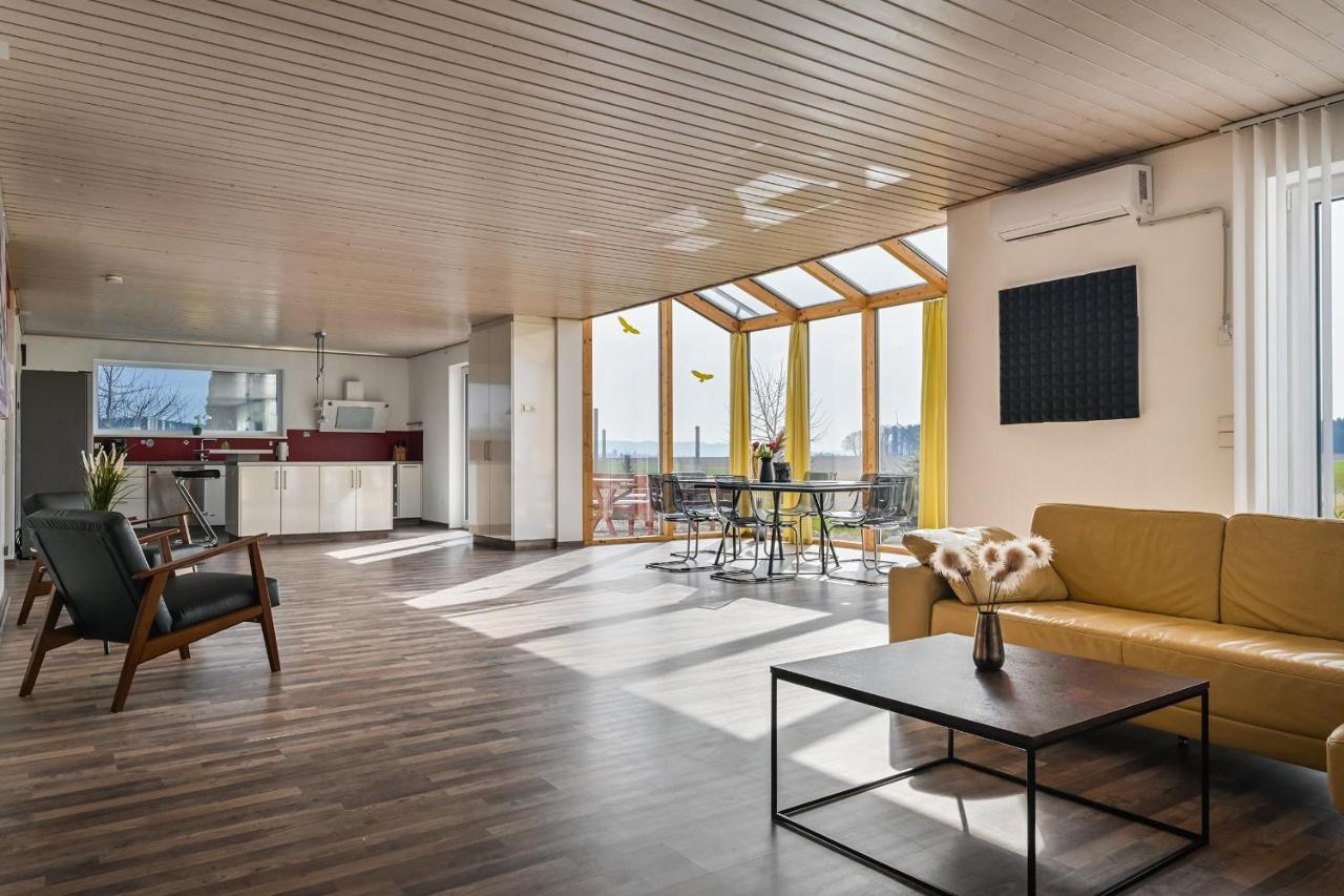 Ruhige Ferienwohnung Mit Panoramablick Ingoldingen Exteriér fotografie
